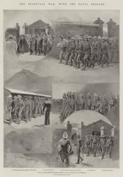 Der Transvaal-Krieg, mit der Marinebrigade